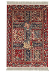 Pak Persian Overdyed Hand Knotted Wool Rug - 91 x 61 cm