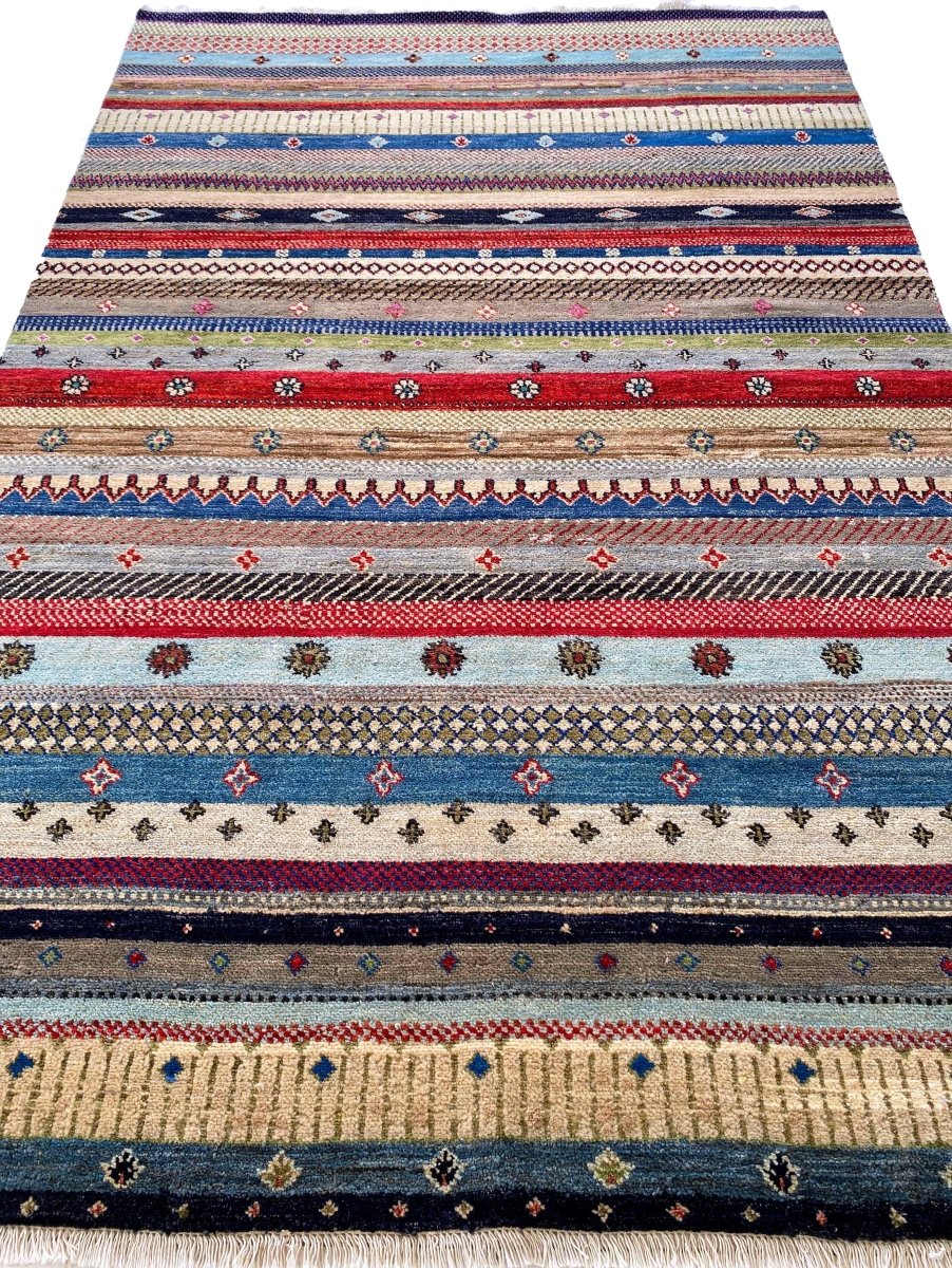 Khurjeen Hand Knotted Chobi Rug - Size: 253 × 173 cm