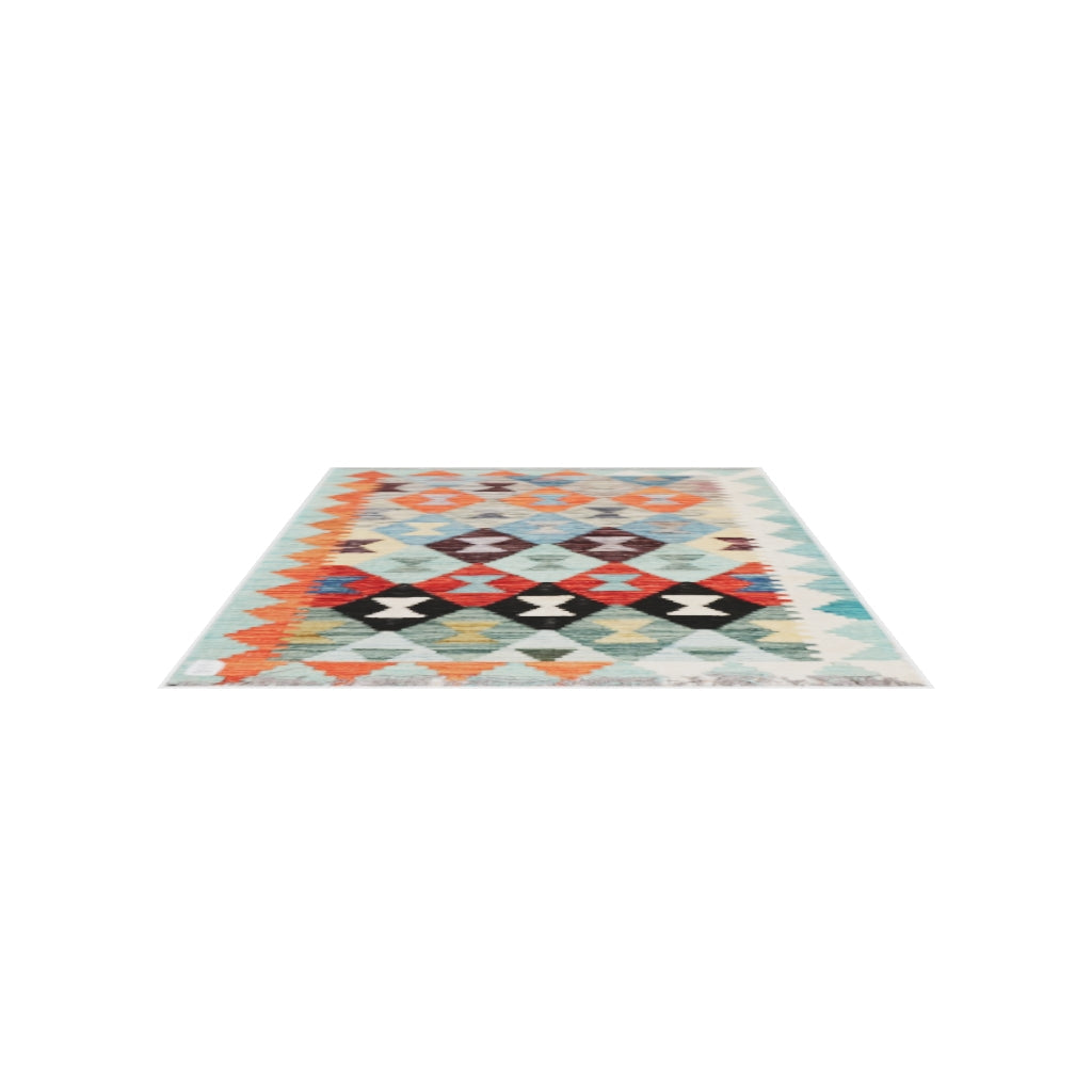 Maimana Kilim - 116 × 82 cm (3'10" x 2'8")