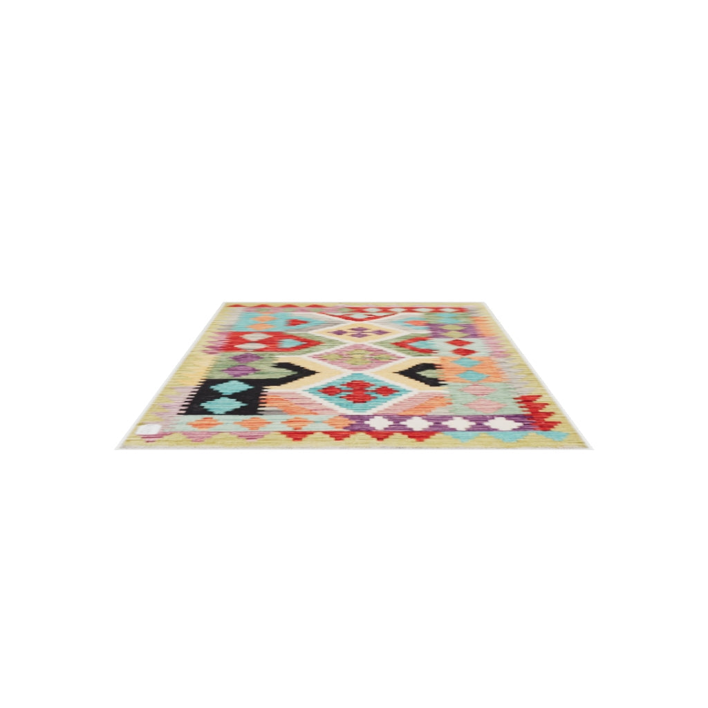 Maimana Kilim - 122 × 79 cm (4'0" x 2'7")