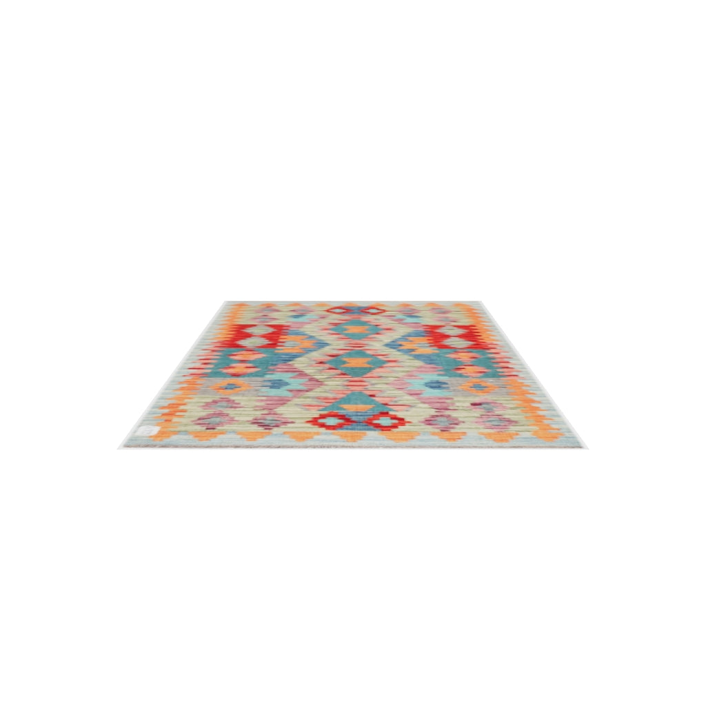 Maimana Kilim - 123 × 78 cm (4'0" x 2'7")