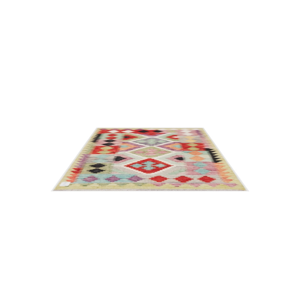 Maimana Kilim - 124 × 77 cm (4'1" x 2'6")