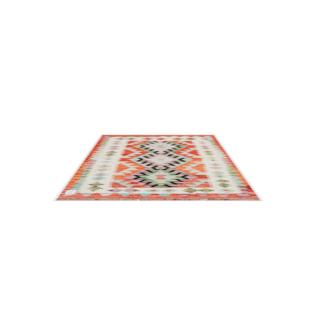 Maimana Kilim - 130 × 82 cm (4'3" x 2'8")
