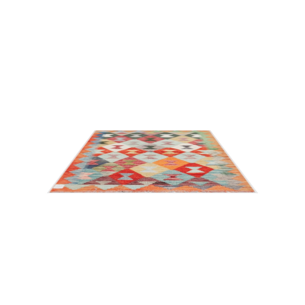 Maimana Kilim - 119 × 80 cm (3'11" x 2'7")