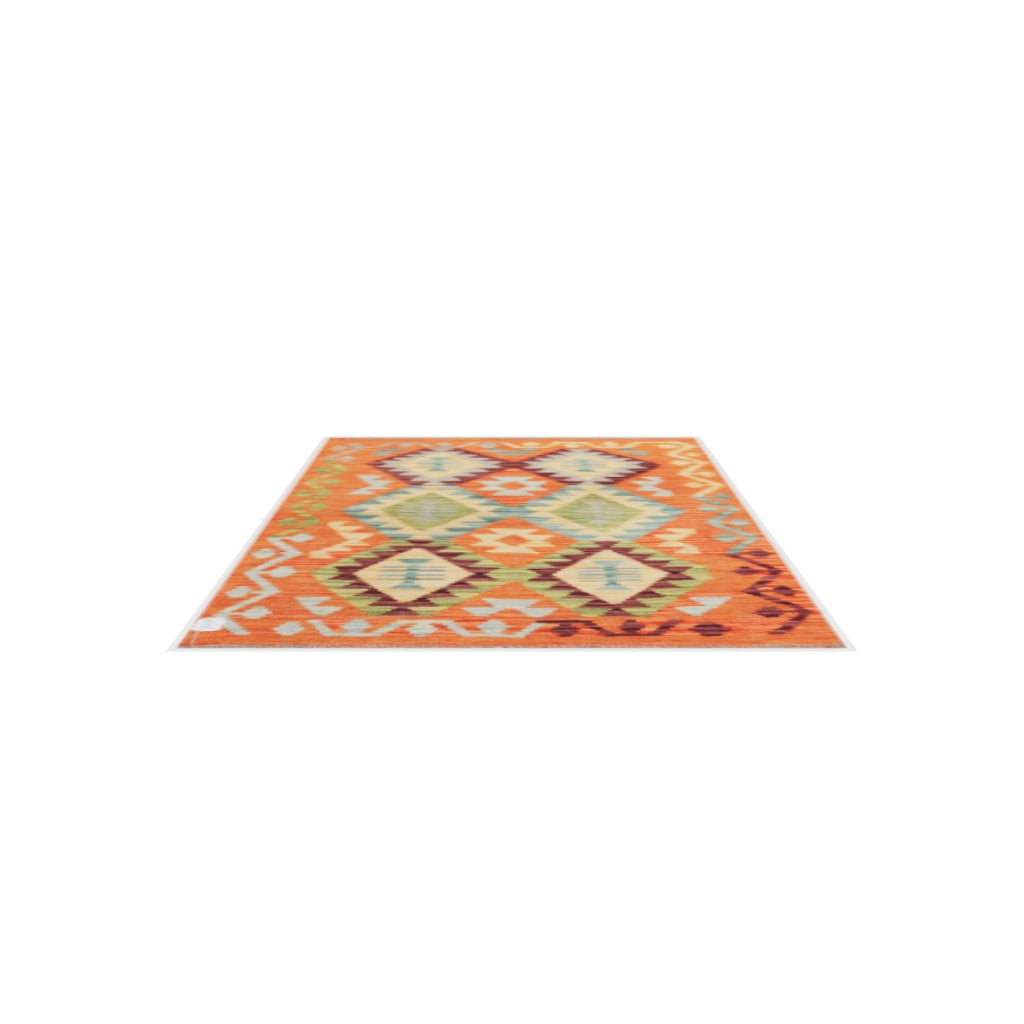 Maimana Kilim - 123 × 79 cm (4'0" x 2'7")