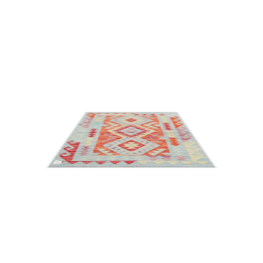 Maimana Kilim - 127 × 77 cm (4'2" x 2'6")