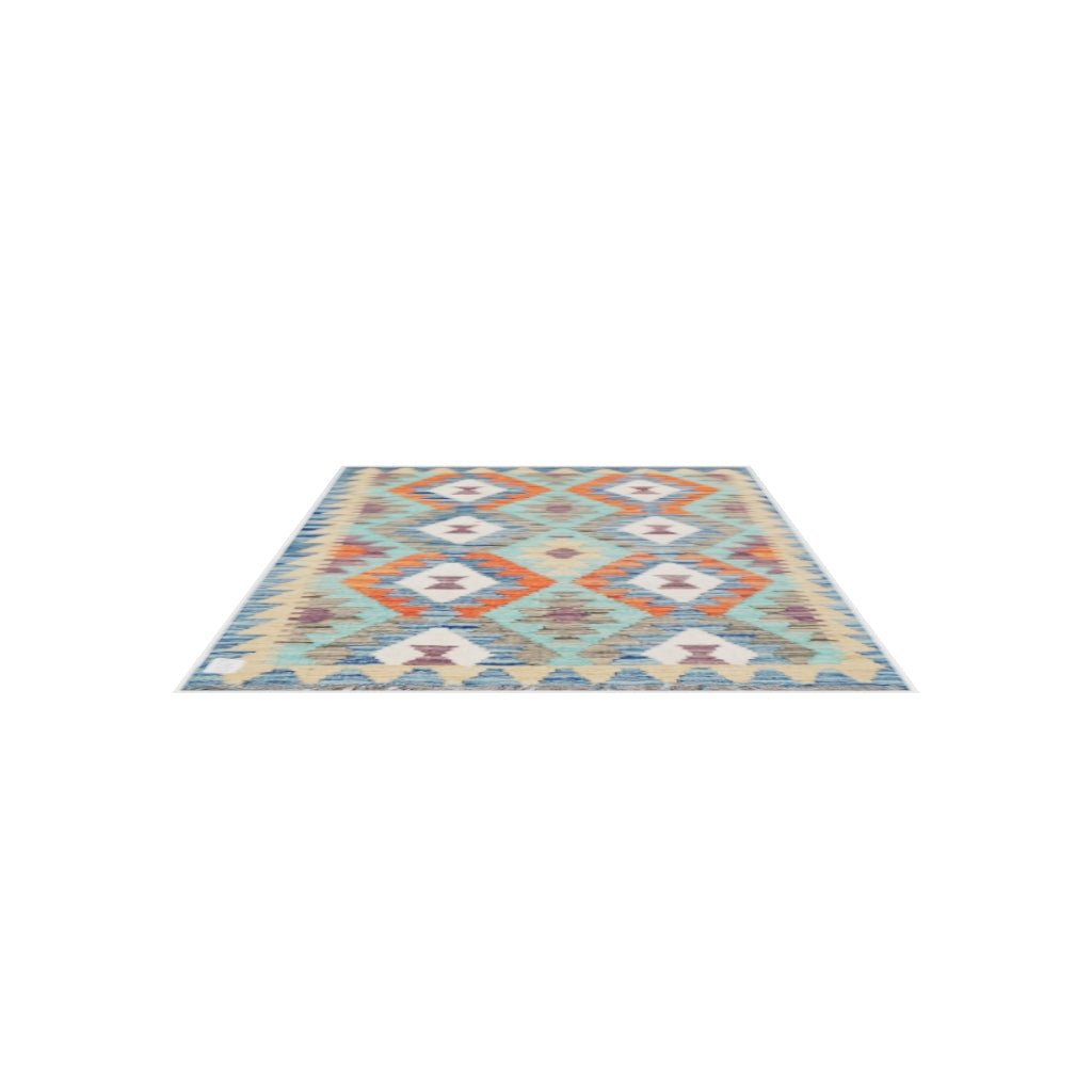 Maimana Kilim - 120 × 79 cm (3'11" x 2'7")
