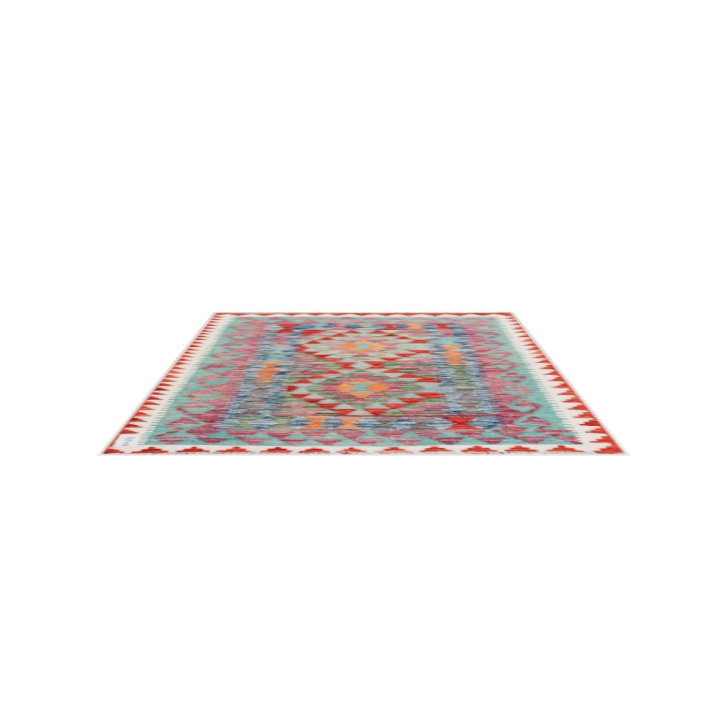 Maimana Kilim - 120 × 90 cm (3'11" x 2'11")