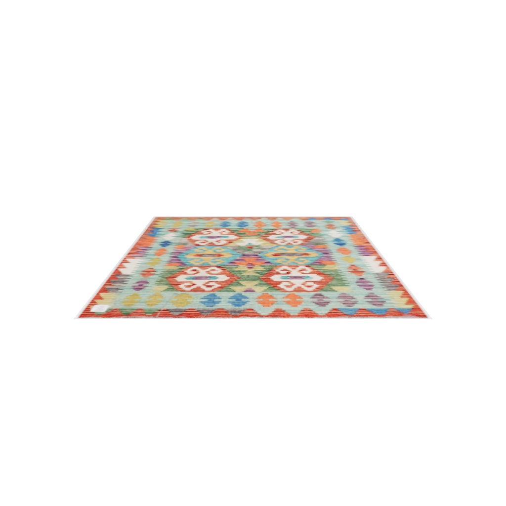 Maimana Kilim - 114 × 80 cm (3'9" x 2'7")