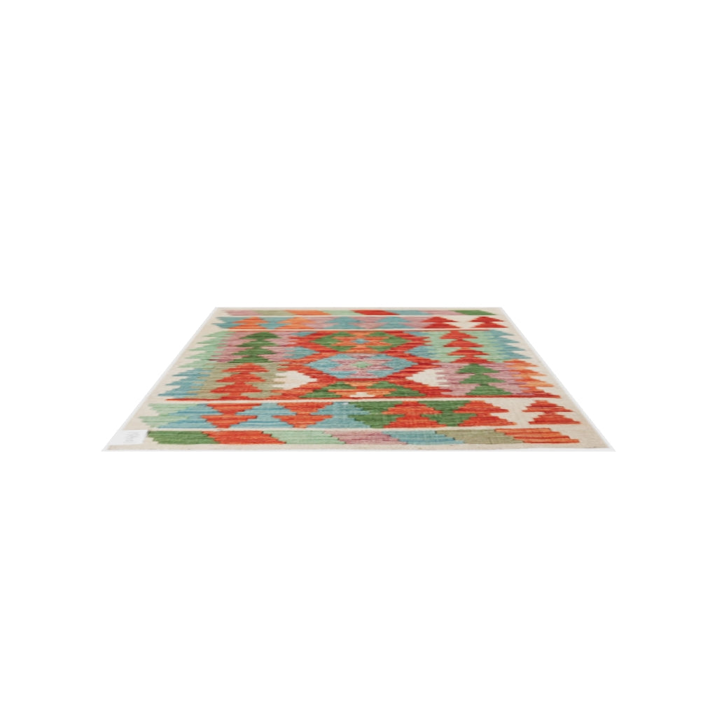 Maimana Kilim - 117 × 84 cm (3'10" x 2'9")