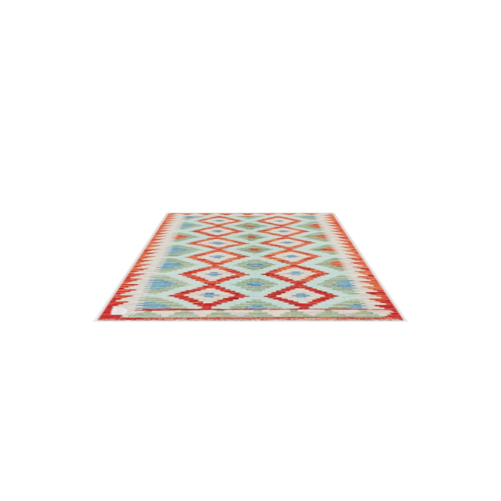 Maimana Kilim - 124 × 71 cm (4'1" x 2'4")