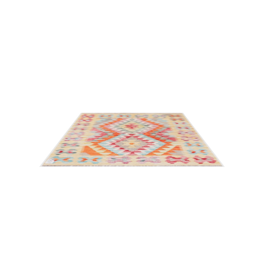 Maimana Kilim - 119 × 82 cm (3'11" x 2'8")