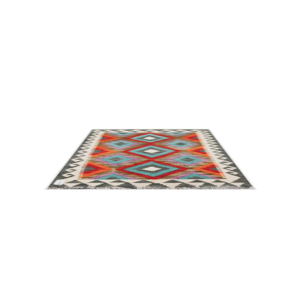 Maimana Kilim - 117 × 82 cm (3'10" x 2'8")
