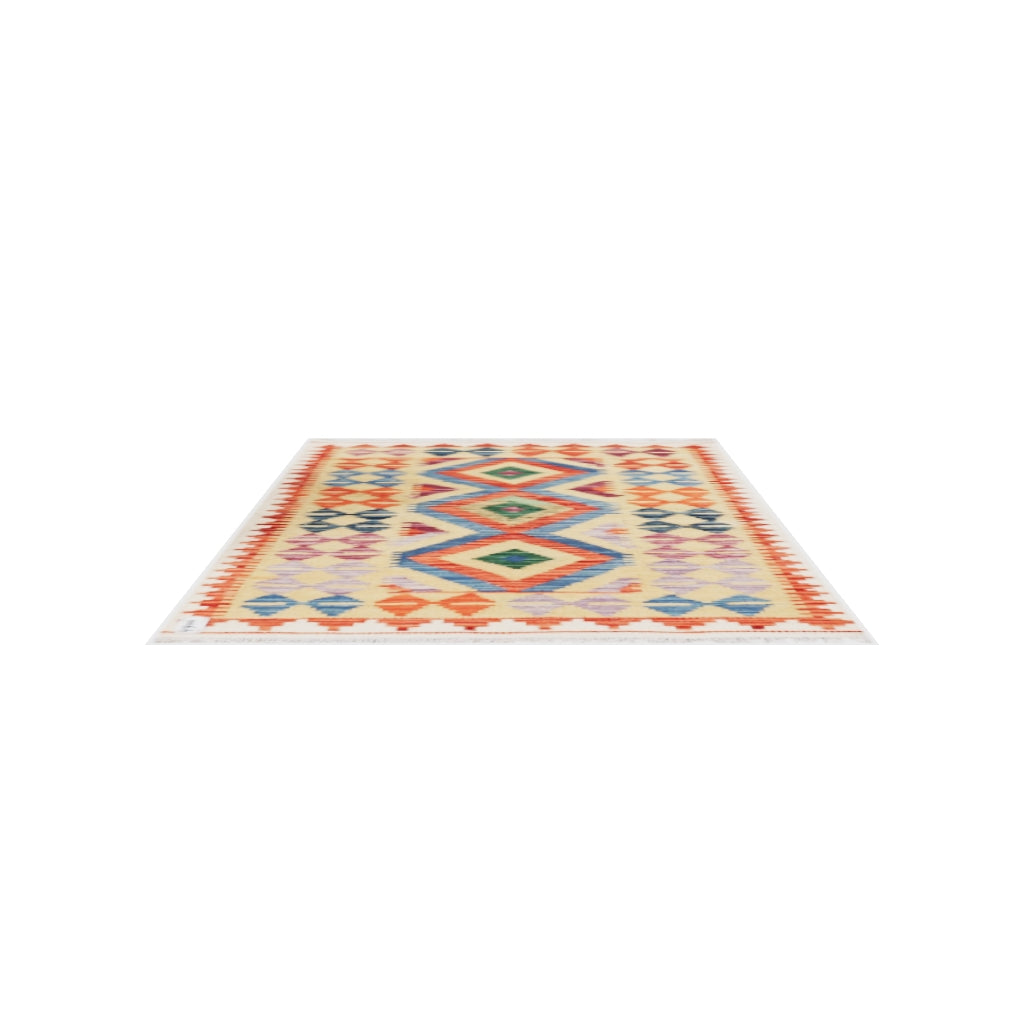 Maimana Kilim - 123 × 88 cm (4'0" x 2'11")