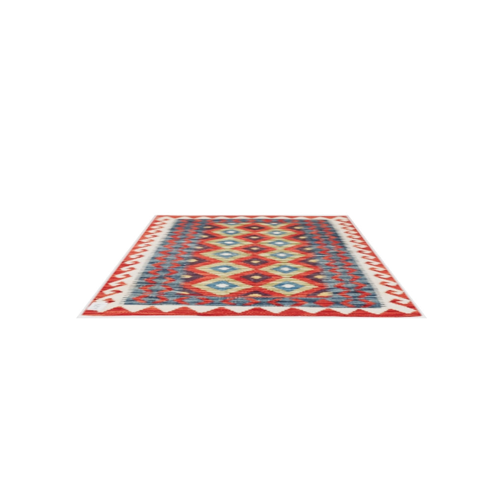 Maimana Kilim - 119 × 81 cm (3'11" x 2'8")