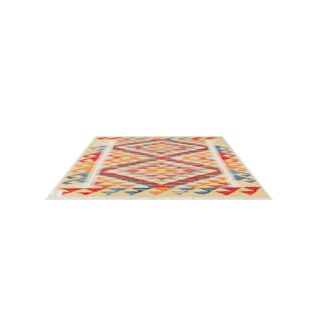 Maimana Kilim - 116 × 84 cm (3'10" x 2'9")