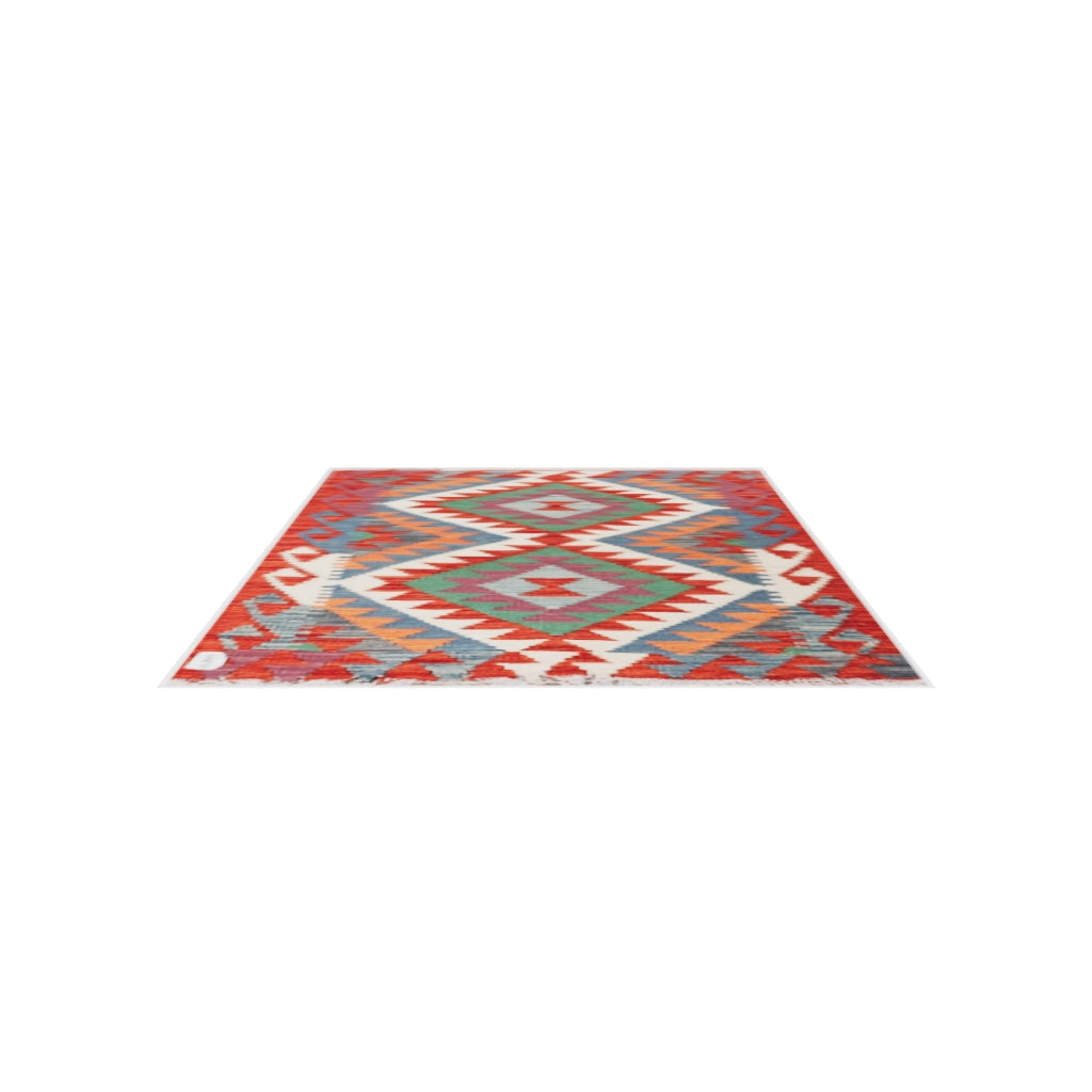 Maimana Kilim - 114 × 81 cm (3'9" x 2'8")
