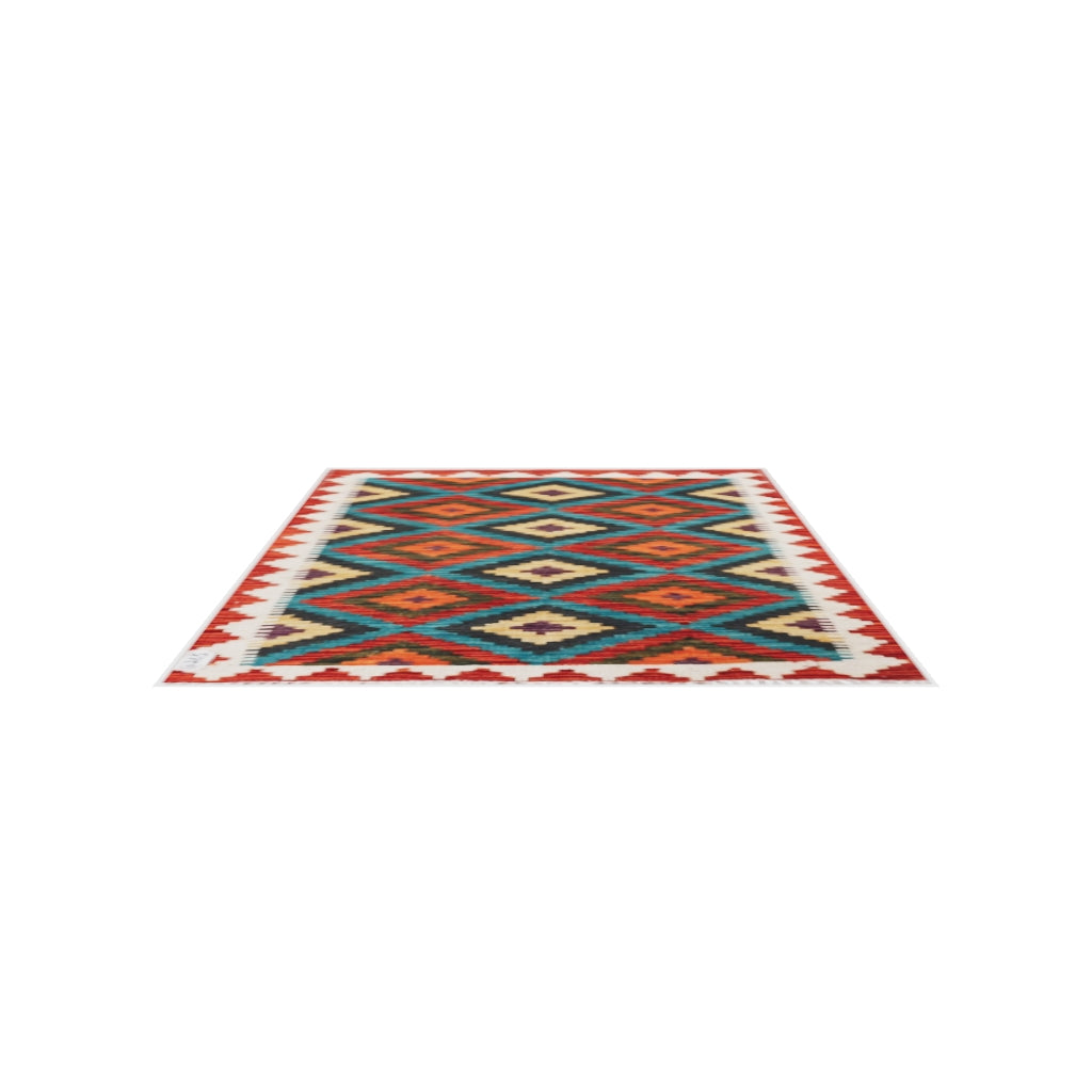 Maimana Kilim - 105 × 76 cm (3'5" x 2'6")