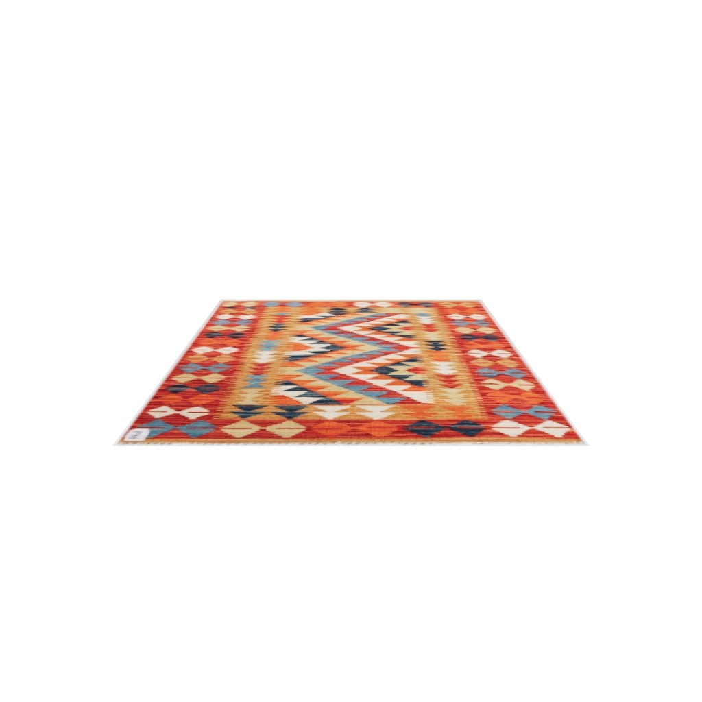 Maimana Kilim - 126 × 82 cm (4'2" x 2'8")