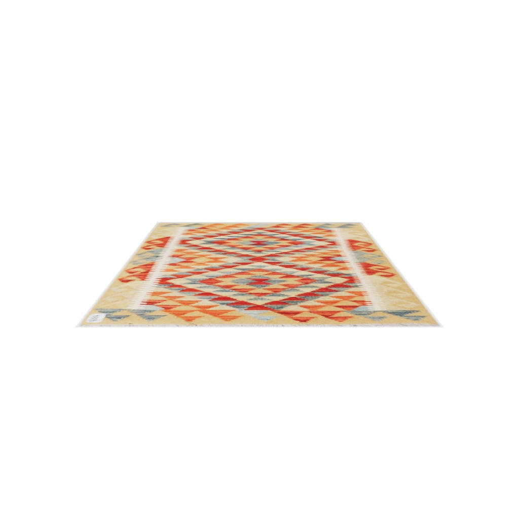 Maimana Kilim - 118 × 83 cm (3'10" x 2'9")