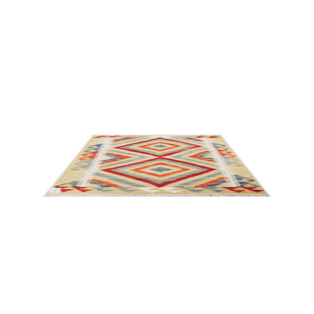 Maimana Kilim - 117 × 87 cm (3'10" x 2'10")