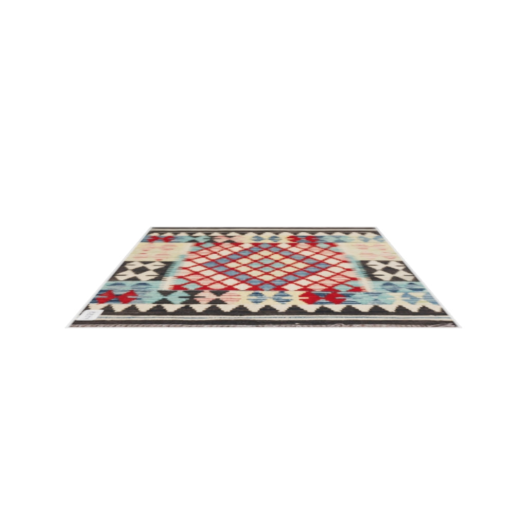 Maimana Kilim - 98 × 78 cm (3'3" x 2'7")