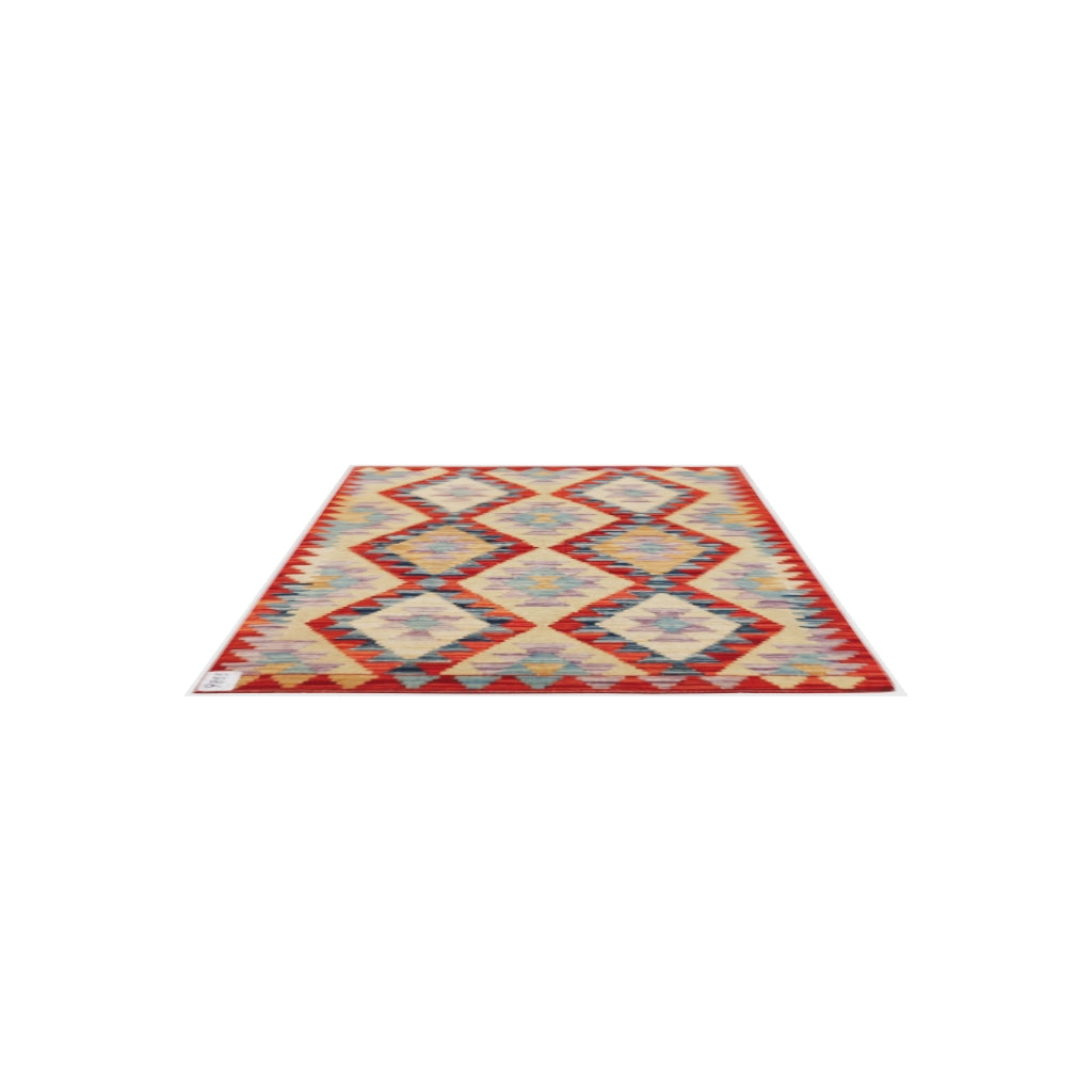 Maimana Kilim - 125 × 78 cm (4'1" x 2'7")