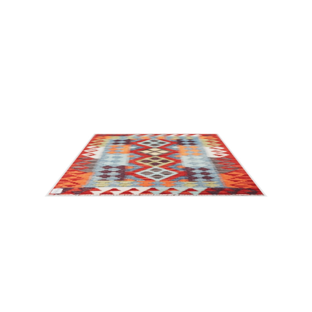 Maimana Kilim - 121 × 86 cm (4'0" x 2'10")