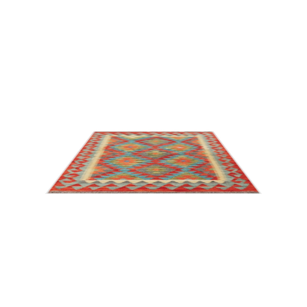 Maimana Kilim - 118 × 82 cm (3'10" x 2'8")