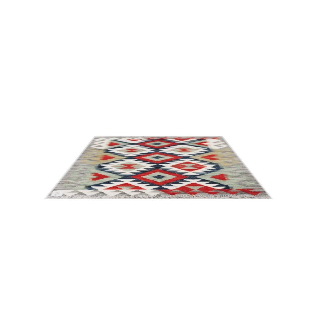 Maimana Kilim - 111 × 81 cm (3'8" x 2'8")
