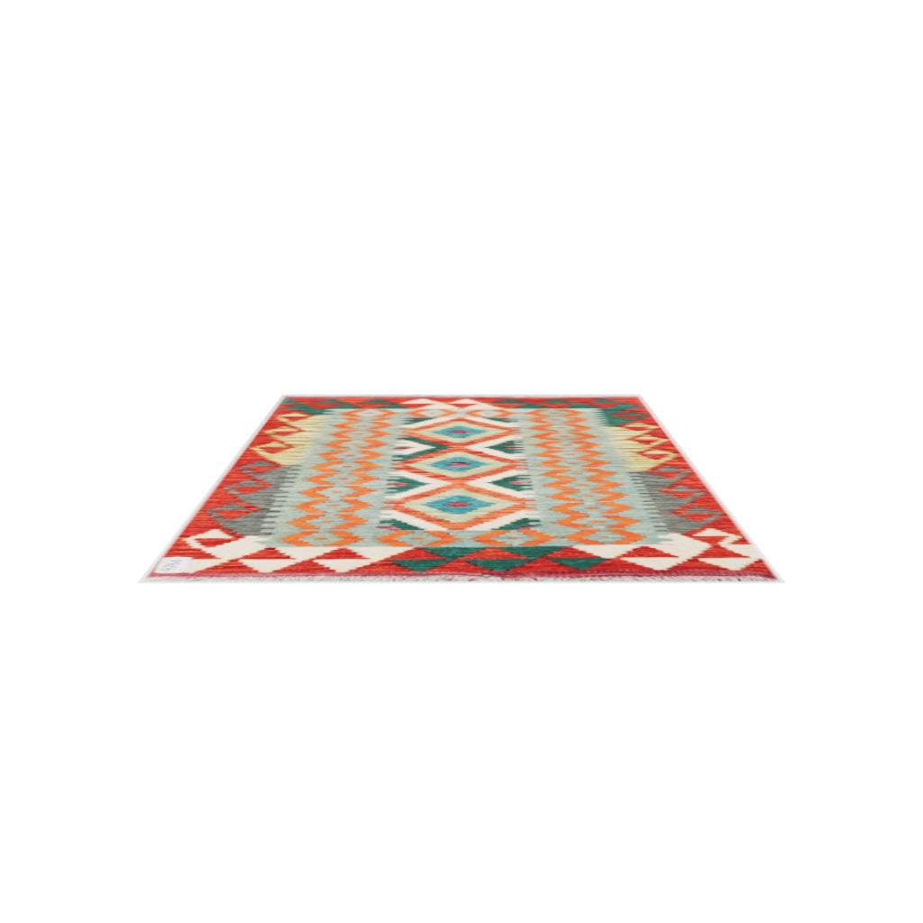 Maimana Kilim - 116 × 80 cm (3'10" x 2'7")