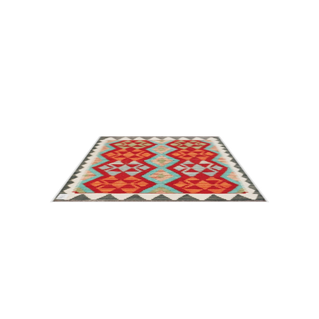 Maimana Kilim - 119 × 79 cm (3'11" x 2'7")