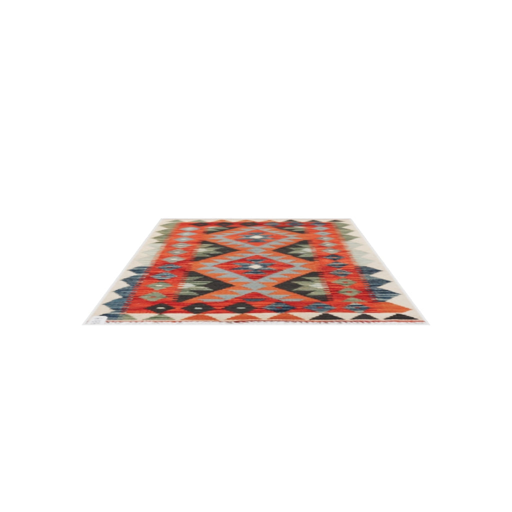 Maimana Kilim - 118 × 77 cm (3'10" x 2'6")