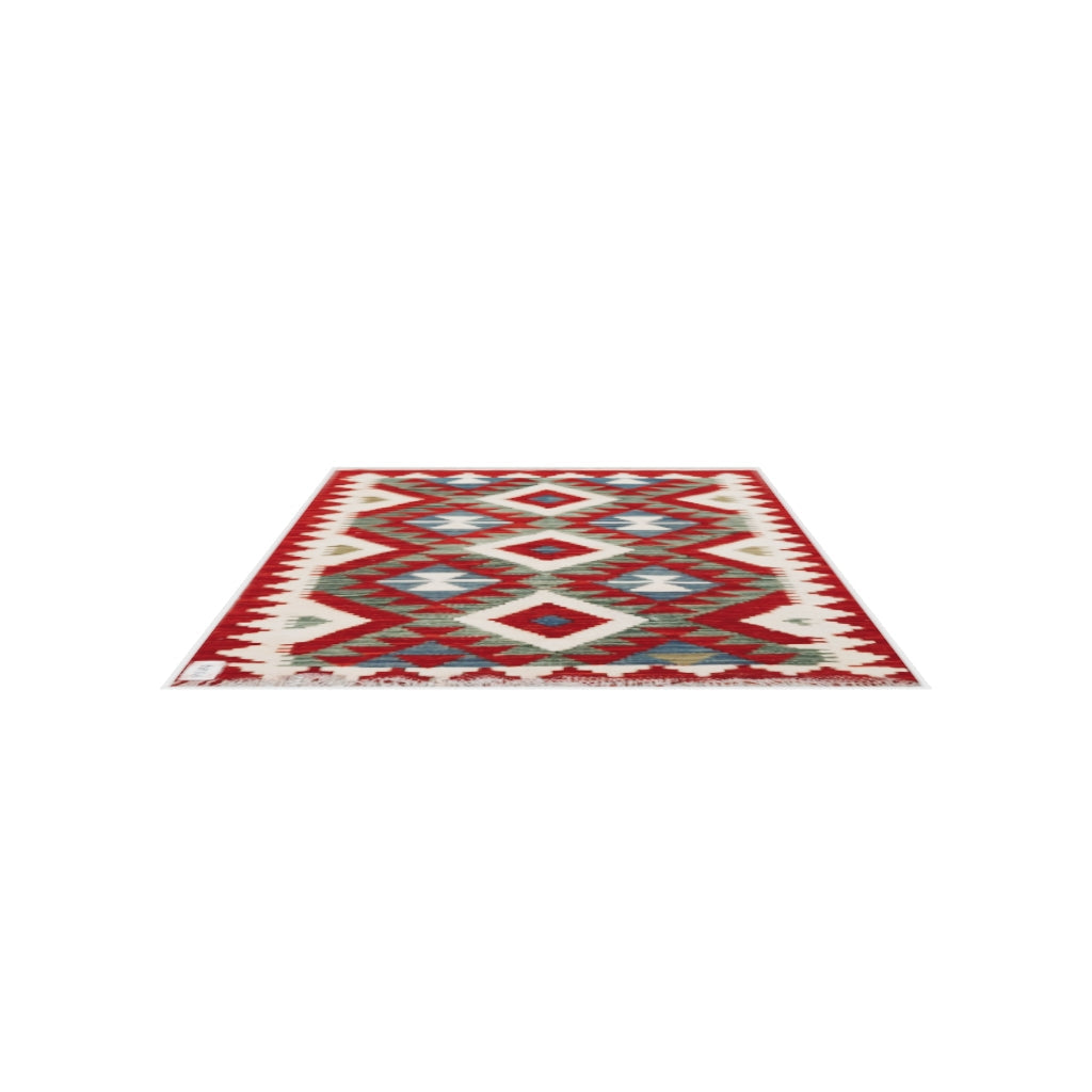 Maimana Kilim - 116 × 81 cm (3'10" x 2'8")