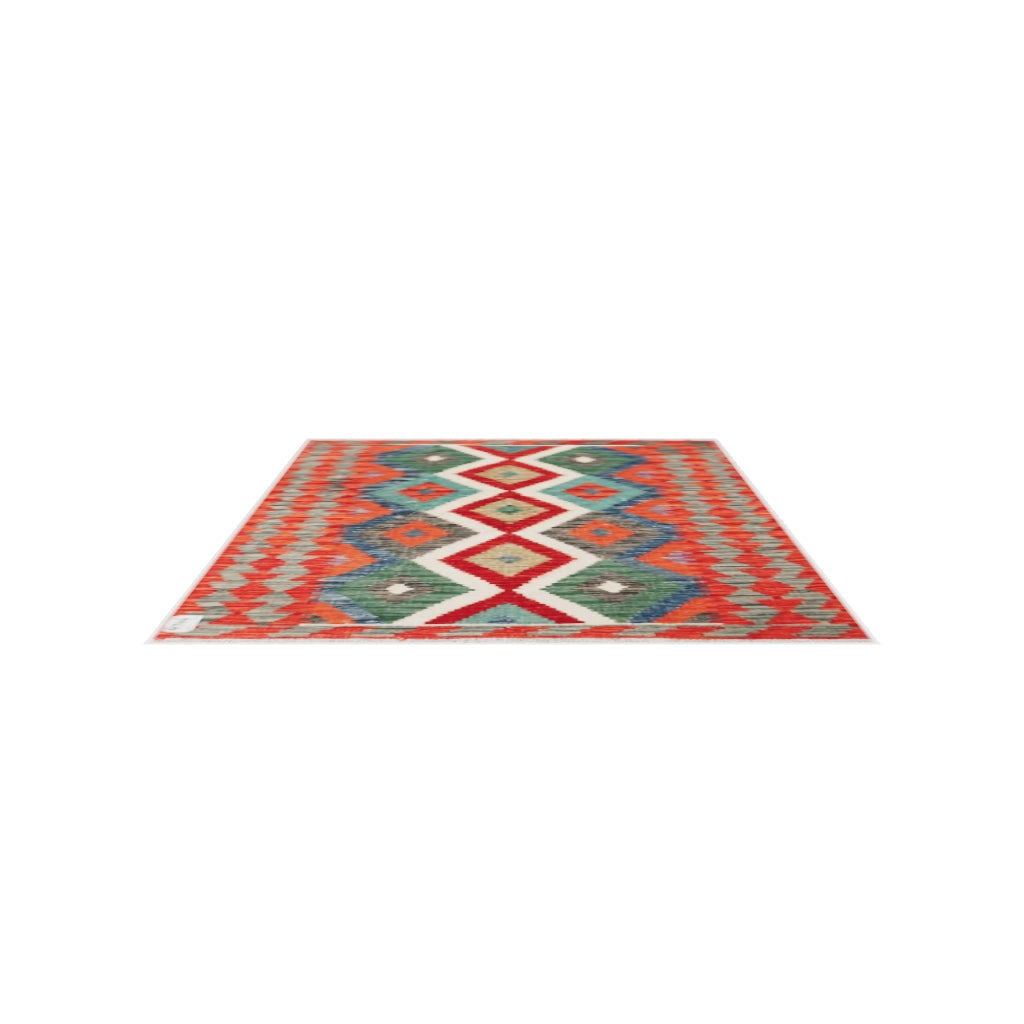 Maimana Kilim - 122 × 88 cm (4'0" x 2'11")