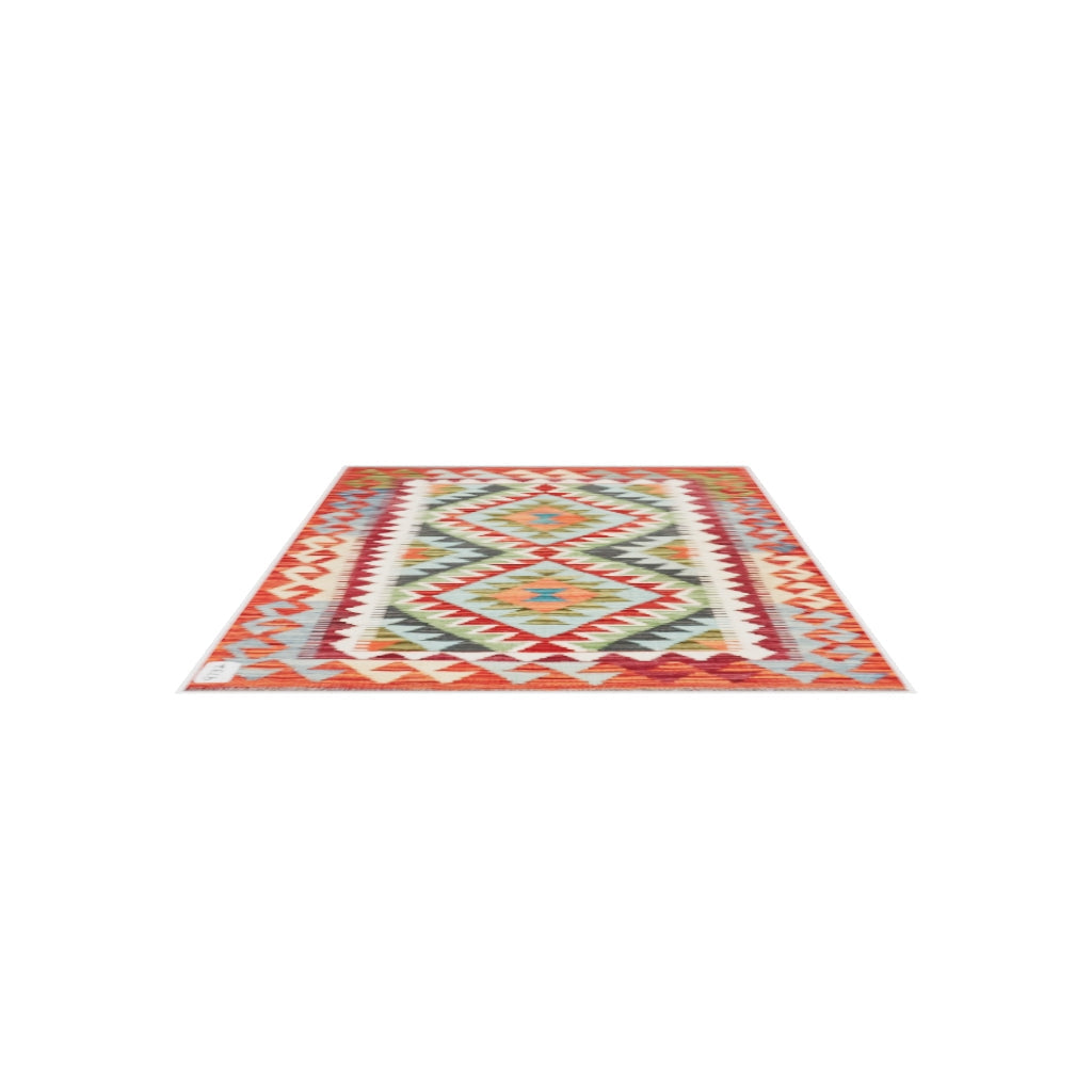Maimana Kilim - 112 × 73 cm (3'8" x 2'5")