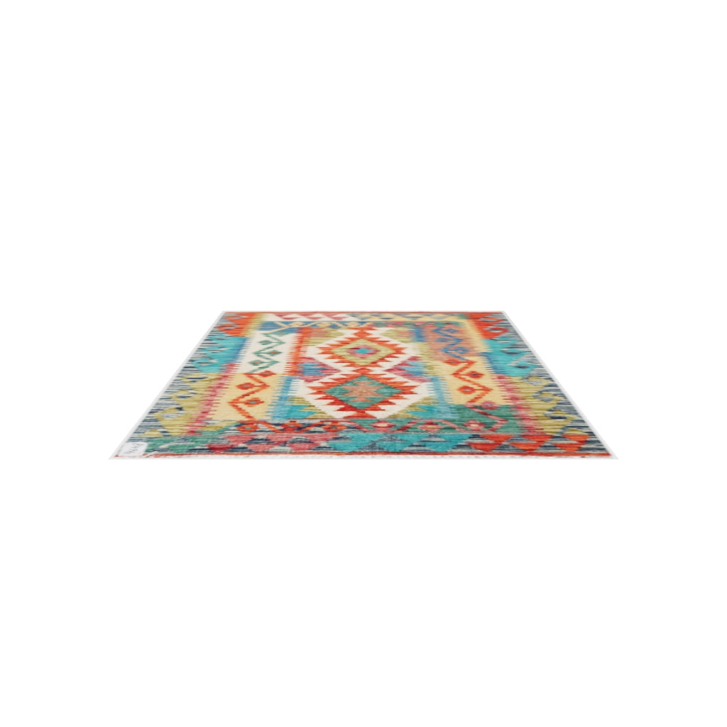 Maimana Kilim - 116 × 80 cm (3'10" x 2'7")