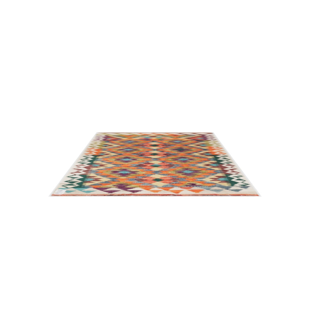 Maimana Kilim - 122 × 81 cm (4'0" x 2'8")