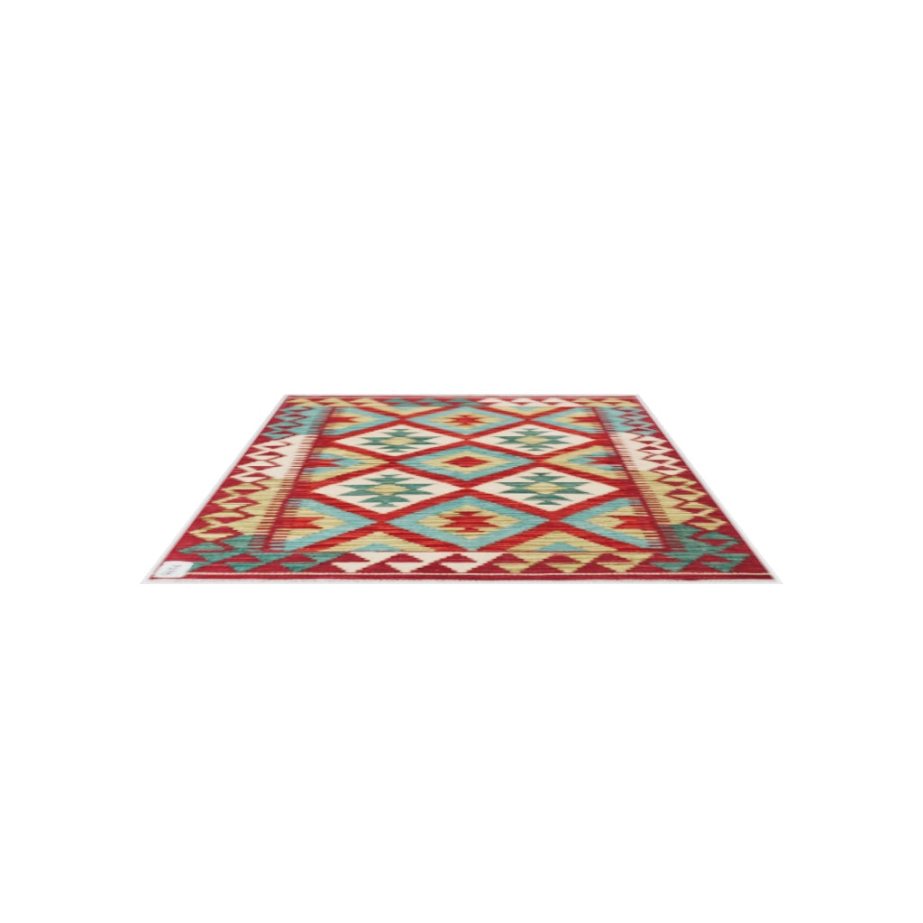 Maimana Kilim - 119 × 81 cm (3'11" x 2'8")