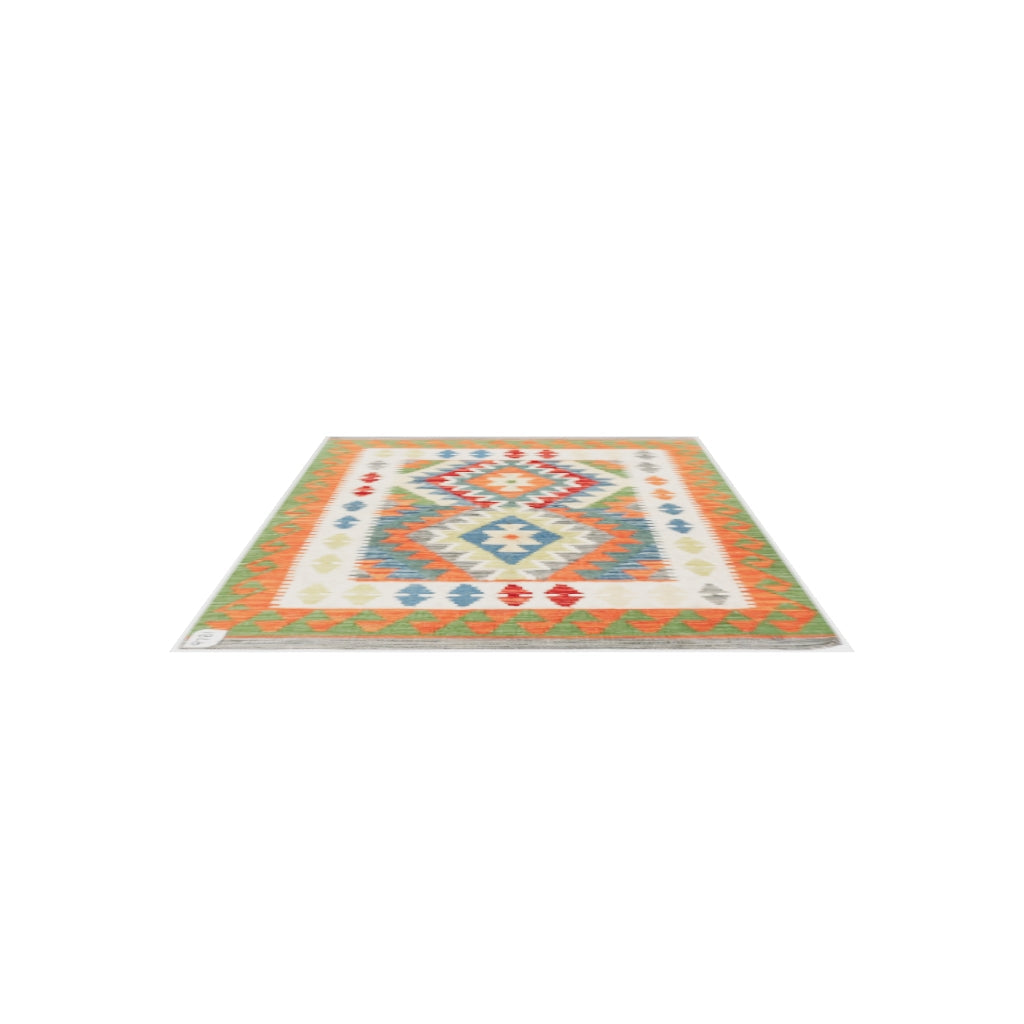 Maimana Kilim - 123 × 78 cm (4'0" x 2'7")