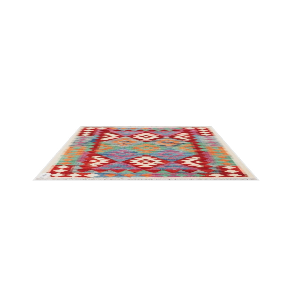 Maimana Kilim - 93 × 79 cm (3'1" x 2'7")