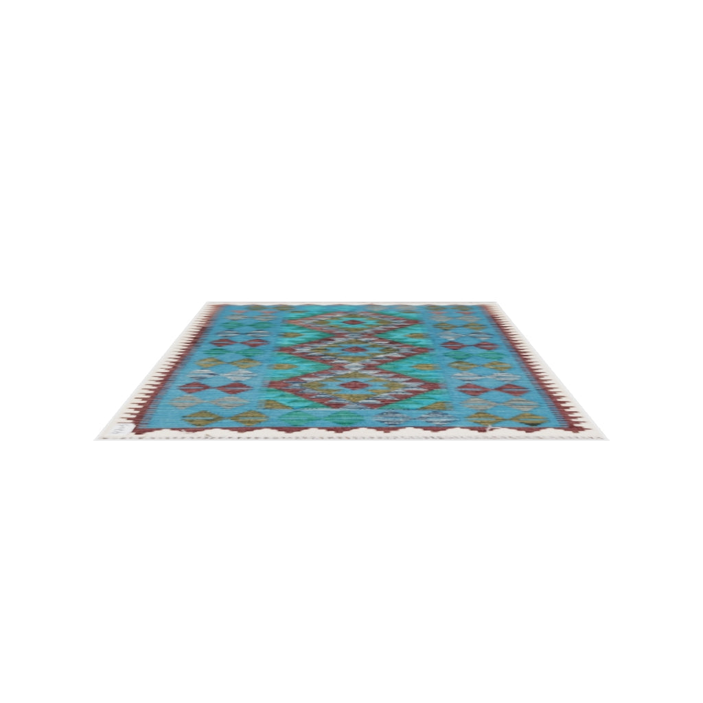 Maimana Kilim - 116 × 87 cm (3'10" x 2'10")