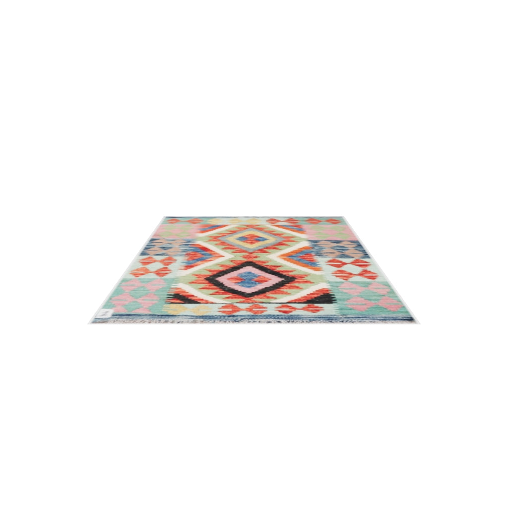 Maimana Kilim - 127 × 78 cm (4'2" x 2'7")