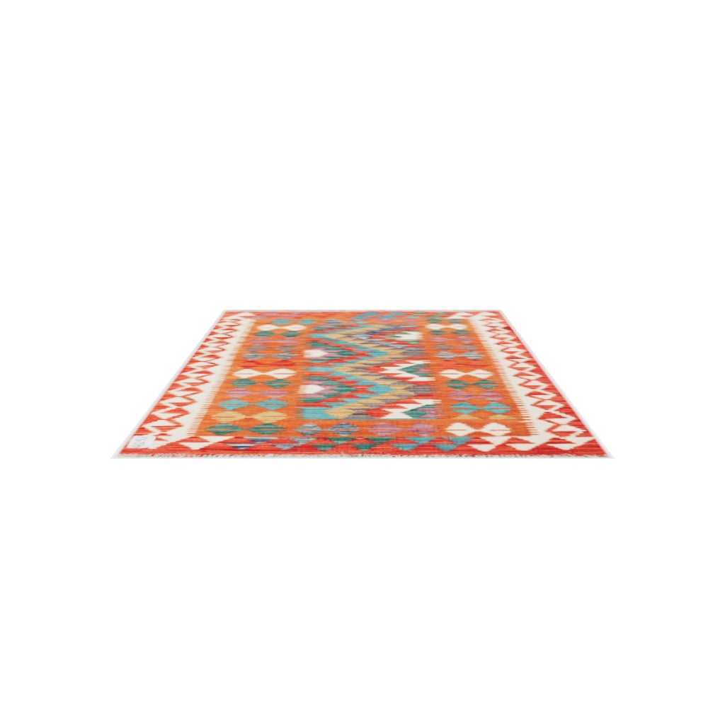 Maimana Kilim - 121 × 82 cm (4'0" x 2'8")