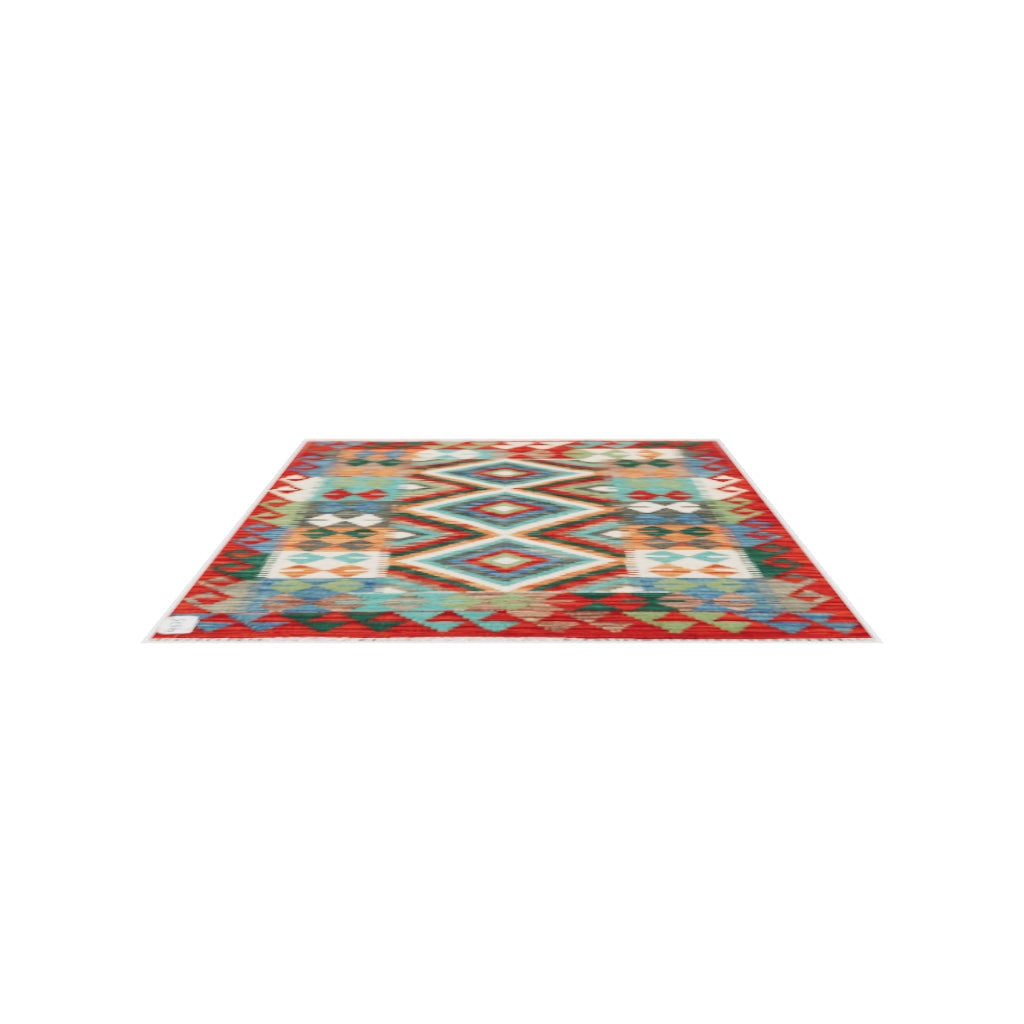Maimana Kilim - 120 × 88 cm (3'11" x 2'11")