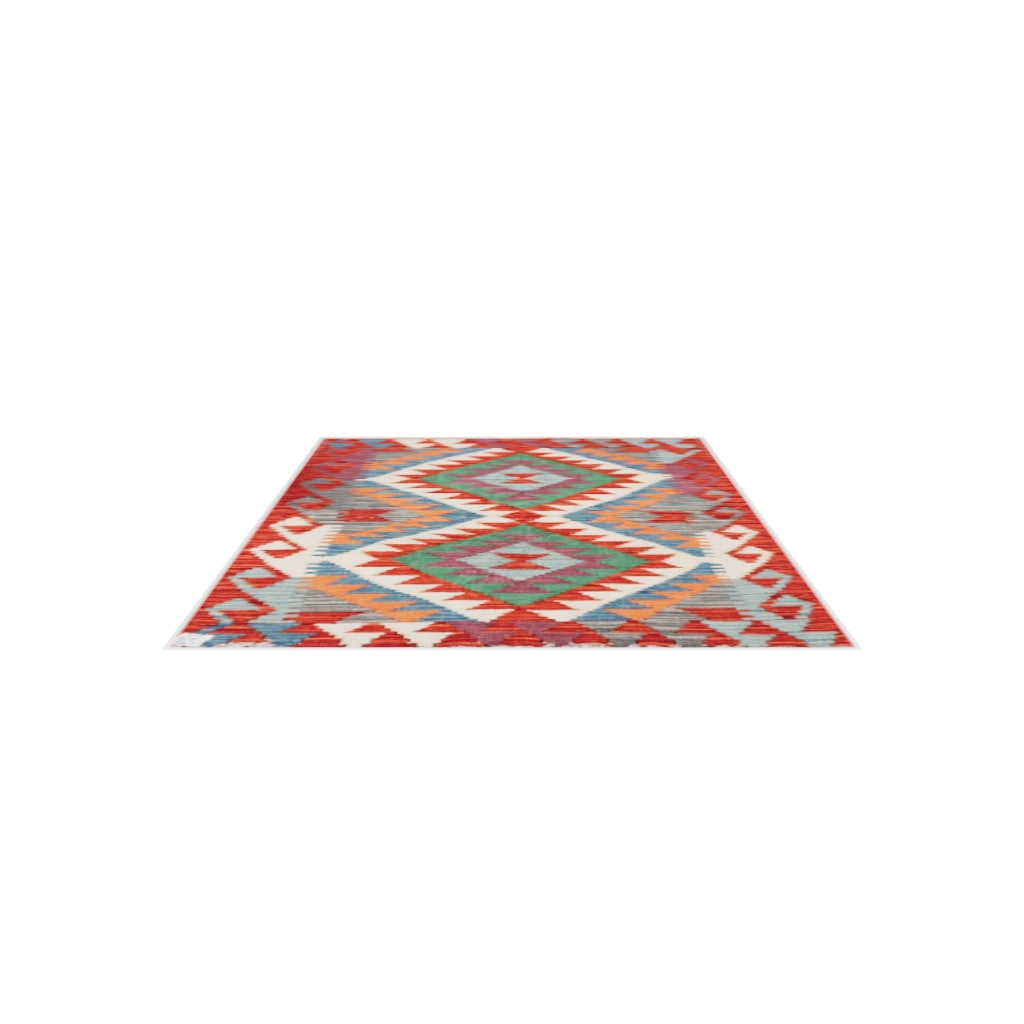 Maimana Kilim - 120 × 79 cm (3'11" x 2'7")