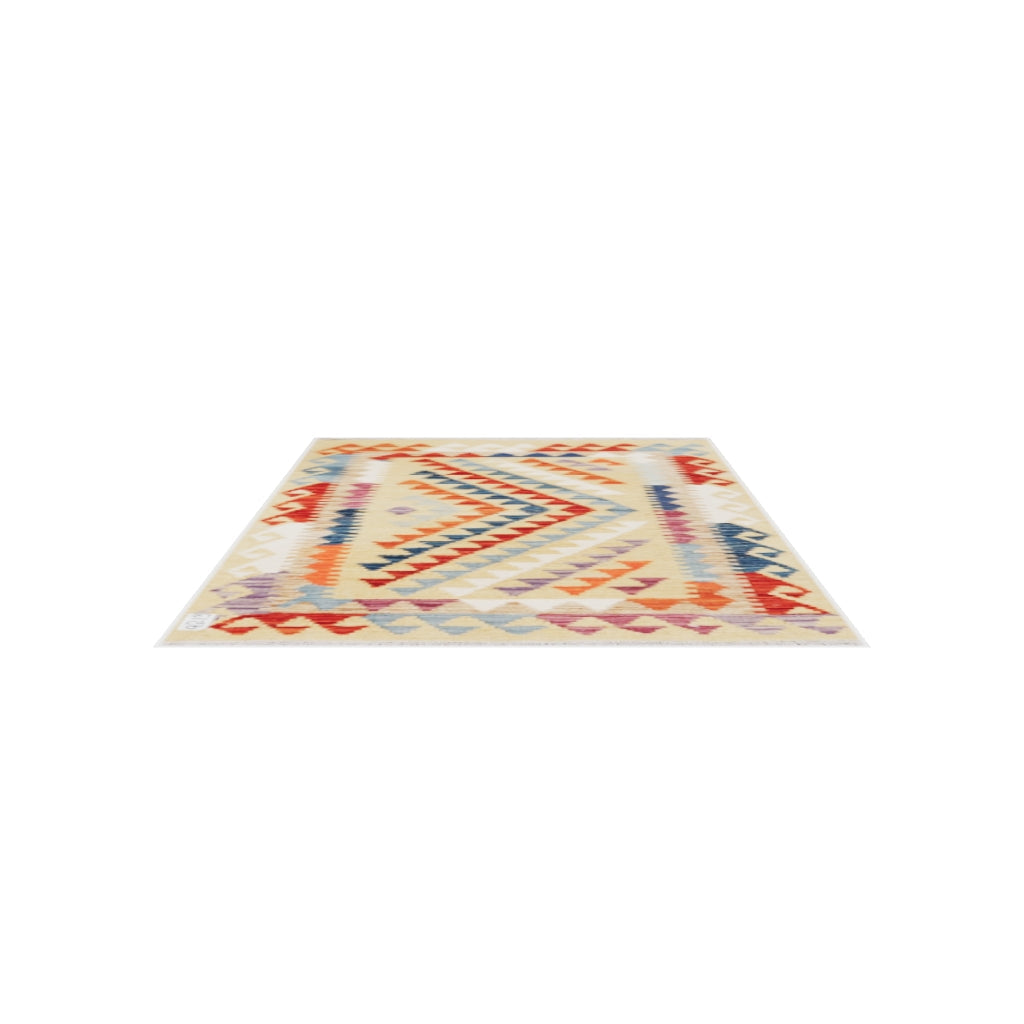 Maimana Kilim - 118 × 81 cm (3'10" x 2'8")