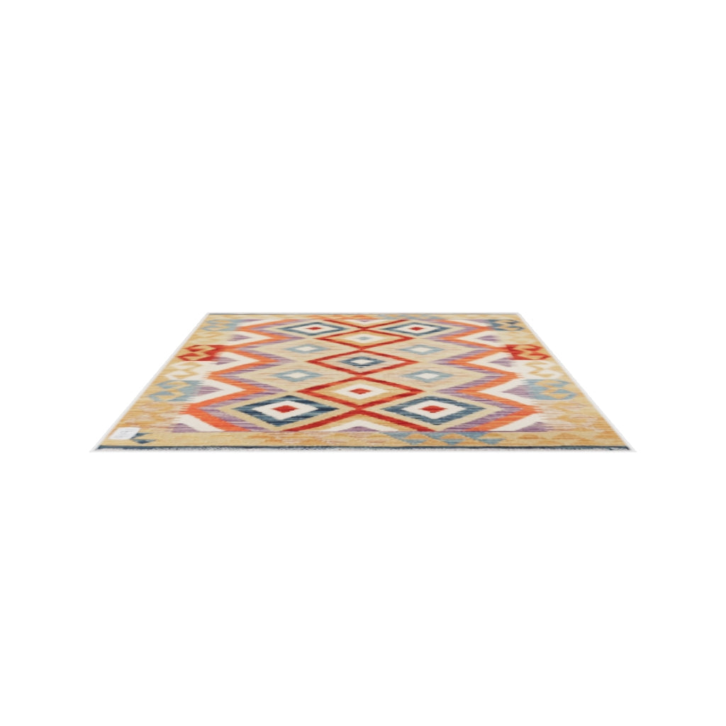 Maimana Kilim - 107 × 85 cm (3'6" x 2'9")