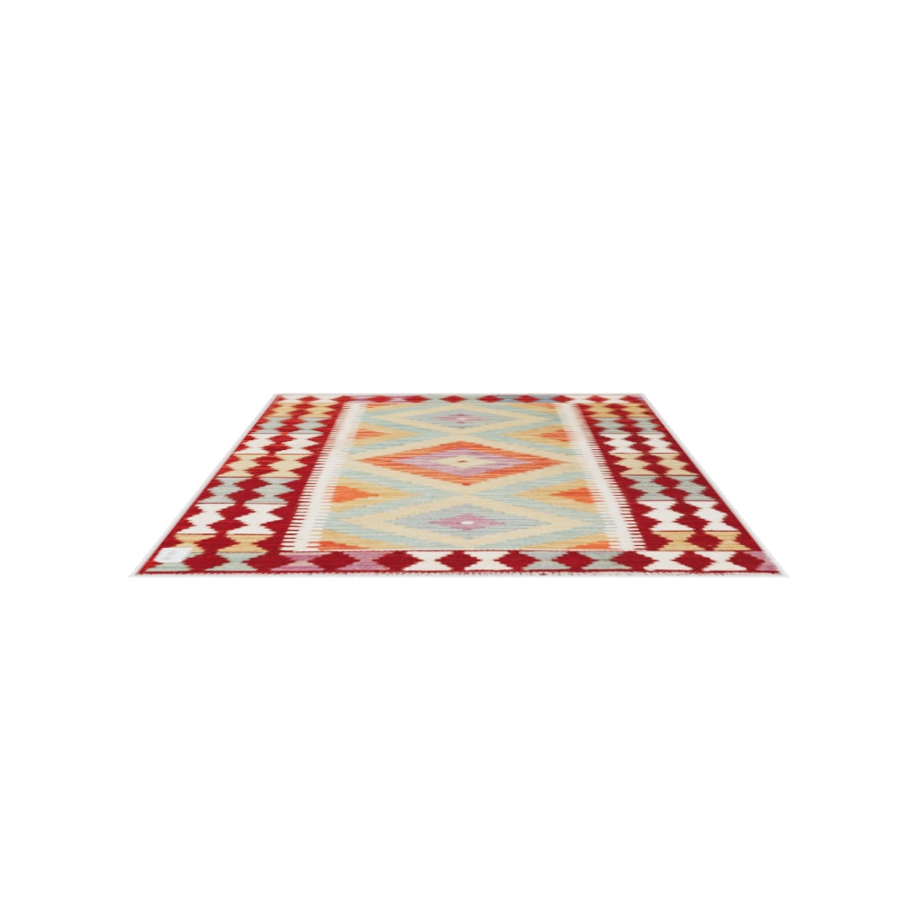 Maimana Kilim - 116 × 84 cm (3'10" x 2'9")