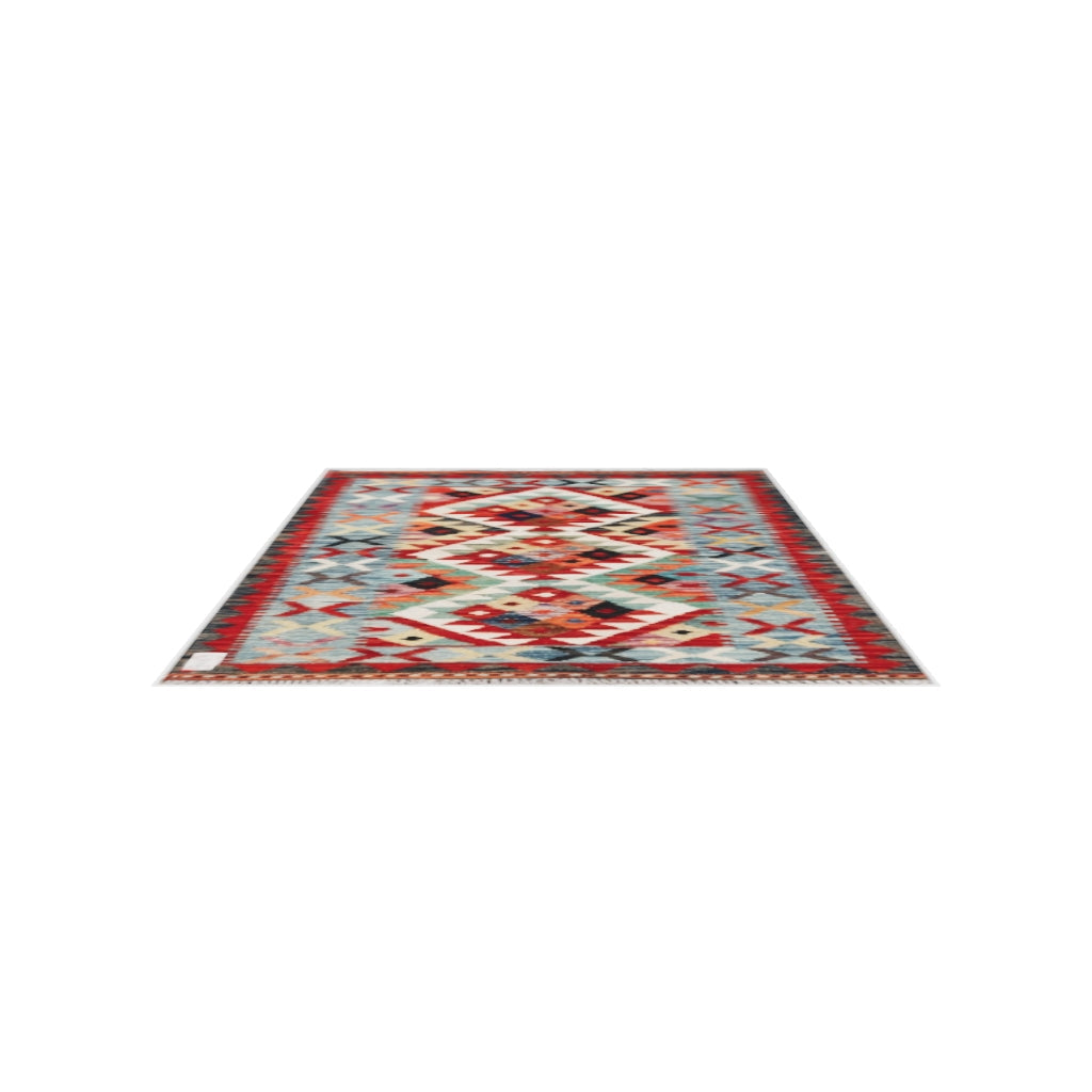 Maimana Kilim - 118 × 86 cm (3'10" x 2'10")
